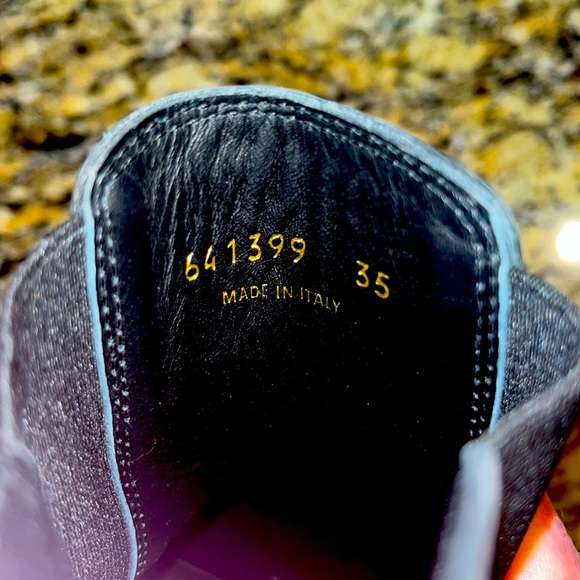 BALENCIAGA Women’s Tractor 20 MM Black Ankle Boots Size 35 - US Size 5 - Picture 11 of 16